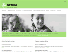 Tablet Screenshot of betula.ch